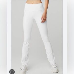 ALO Yoga airbrush high waisted 7/8 length bootcut leggings